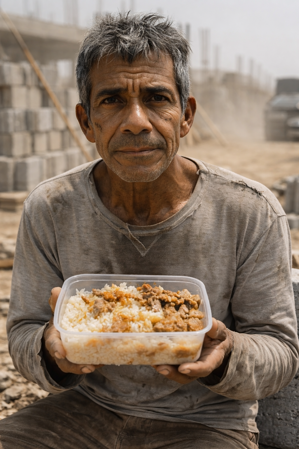 El albañil que compartió su almuerzo sin saber que ayudaba a un millonario