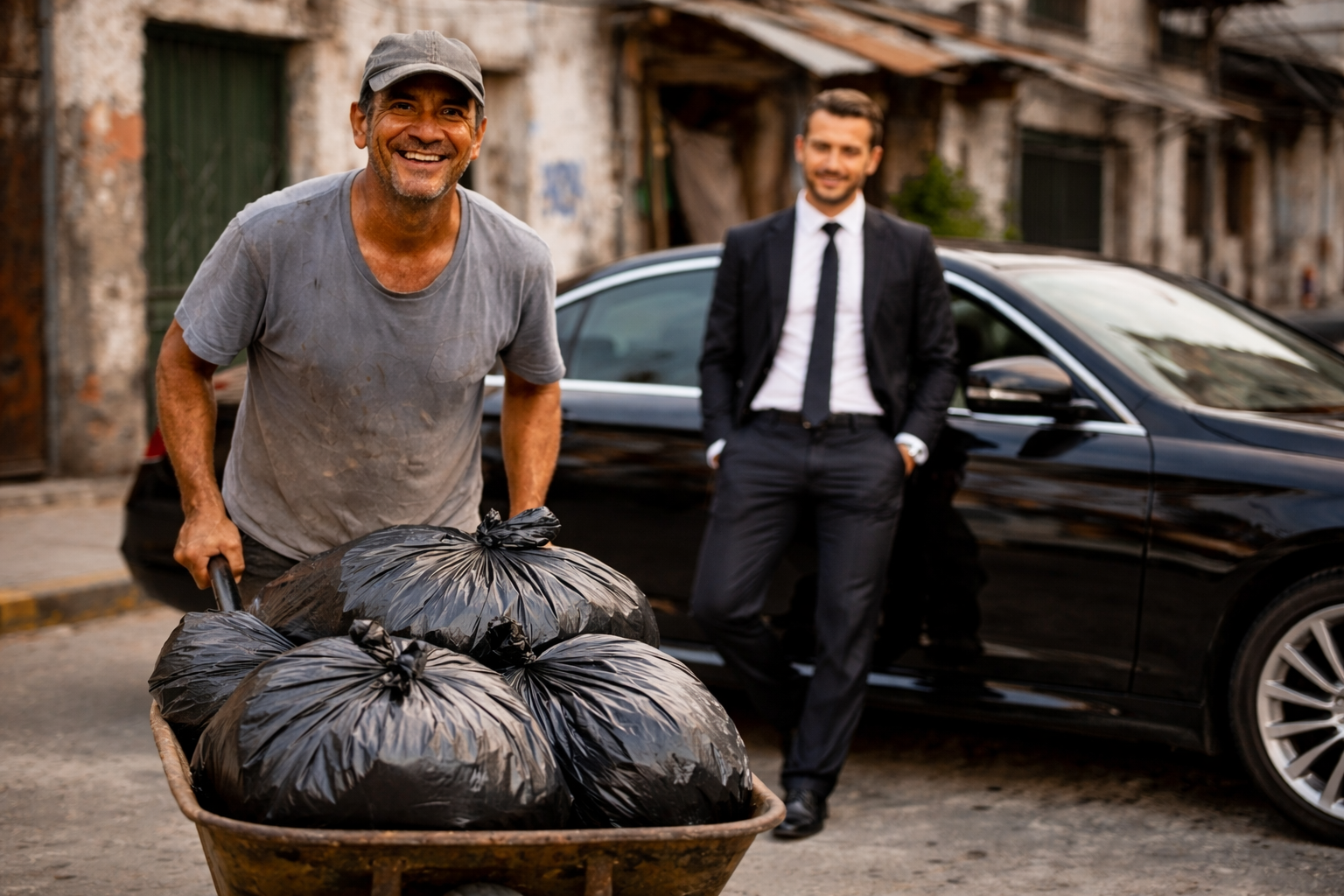 Se burló del reciclador sin saber que era millonario