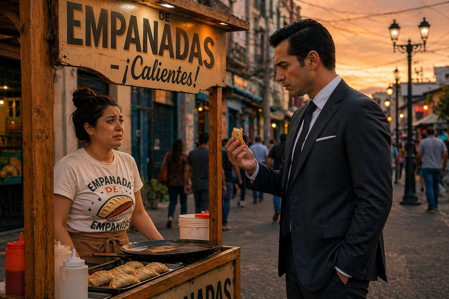 De lágrimas a éxito: la historia de María y sus empanadas