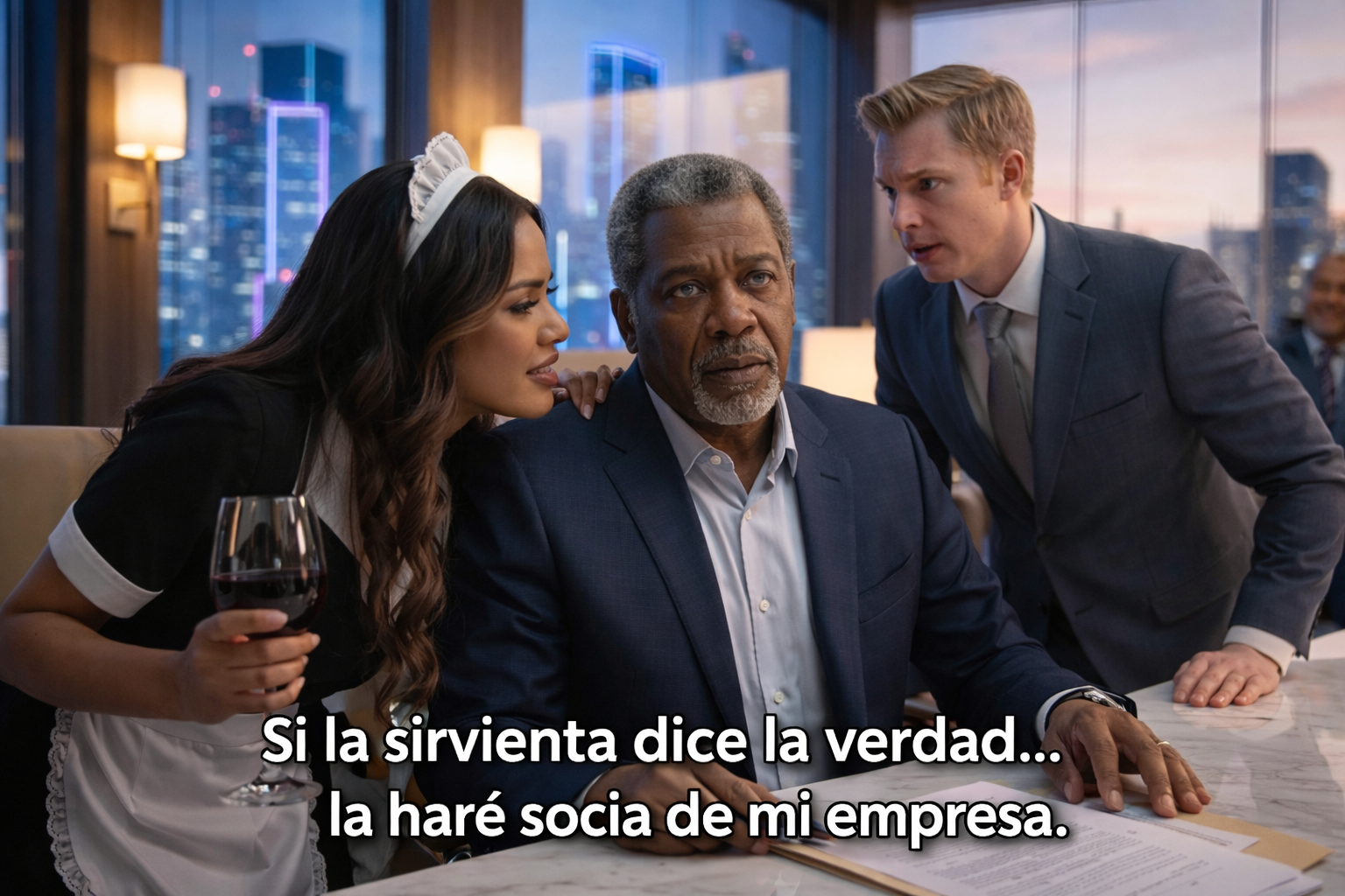 LA SIRVIENTA BILINGÜE QUE SALVÓ AL MILLONARIO